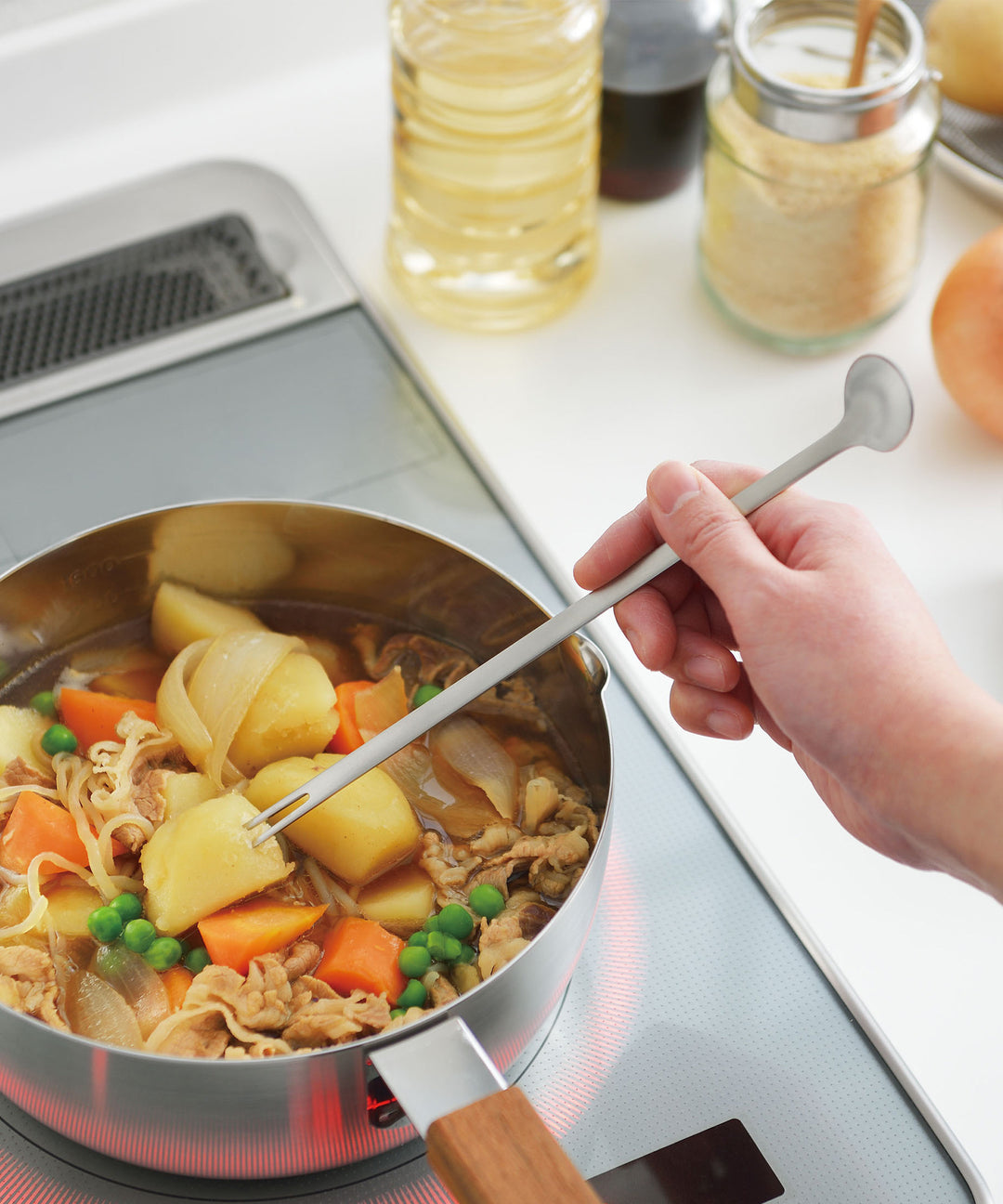 家事問屋】味見スプーン｜便利な調理アイテム味見用スプーン兼フォーク