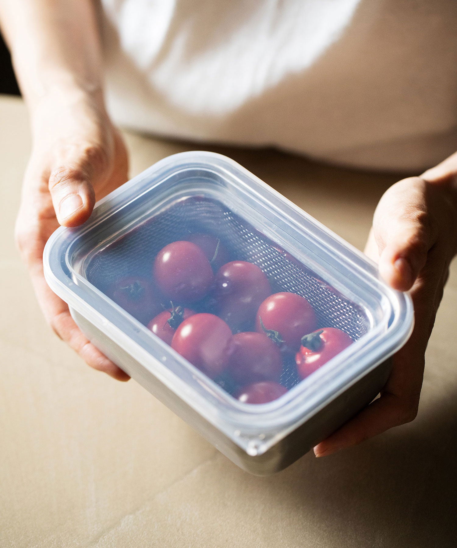 システムバット (蓋つき)・下ごしらえ角ザル