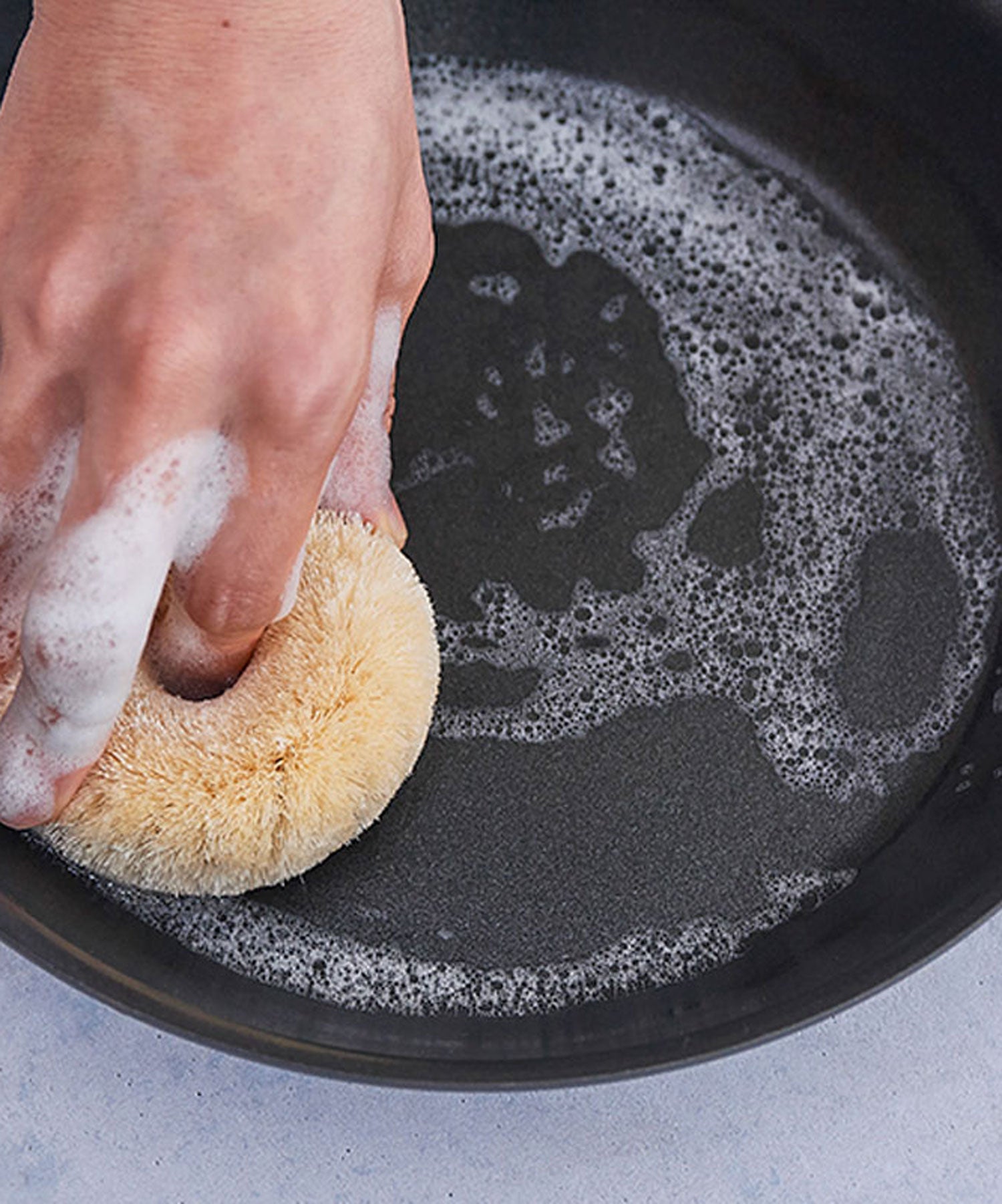 白いたわし サイザル麻