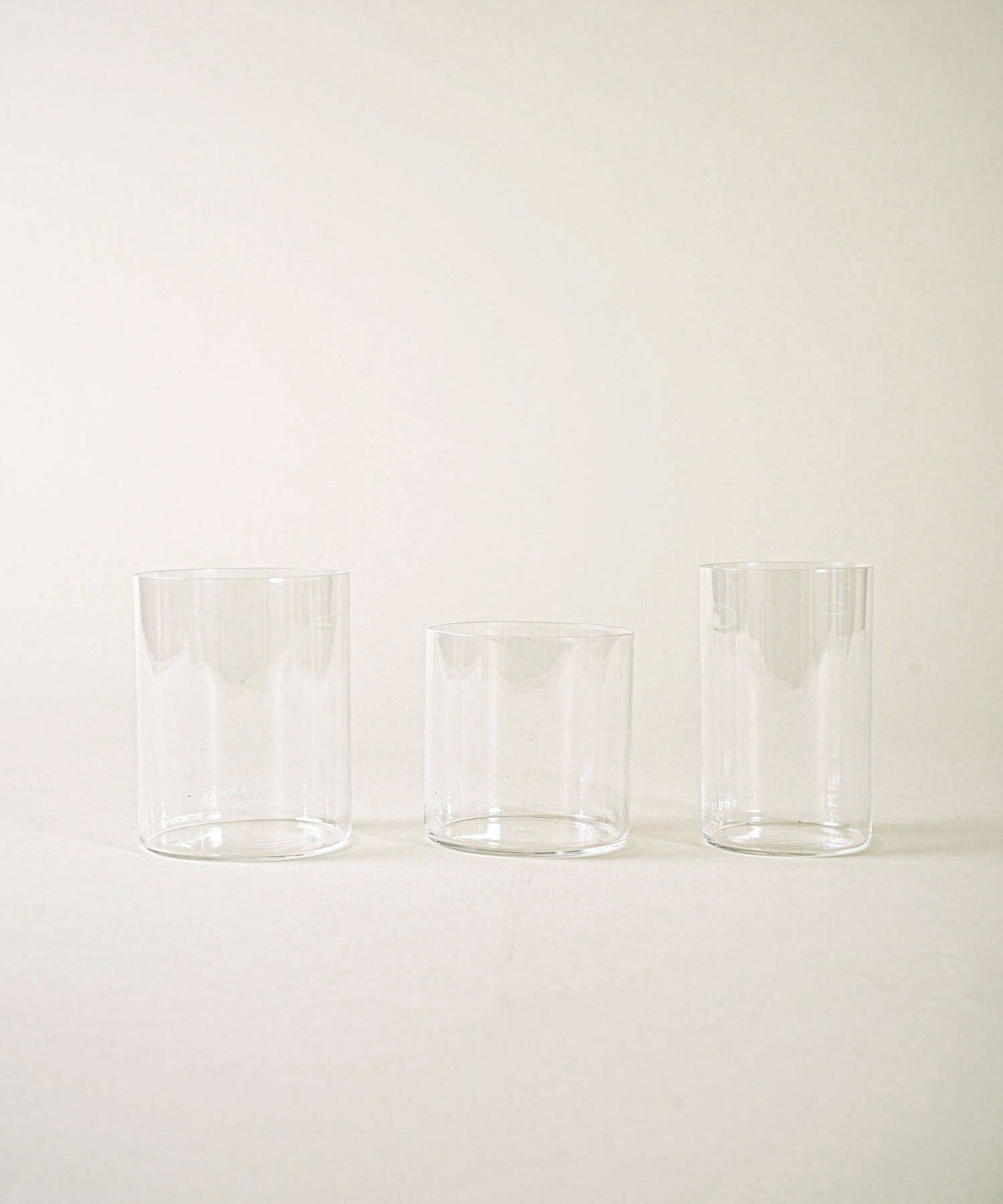 左から　230㏄ / 180cc / 150cc