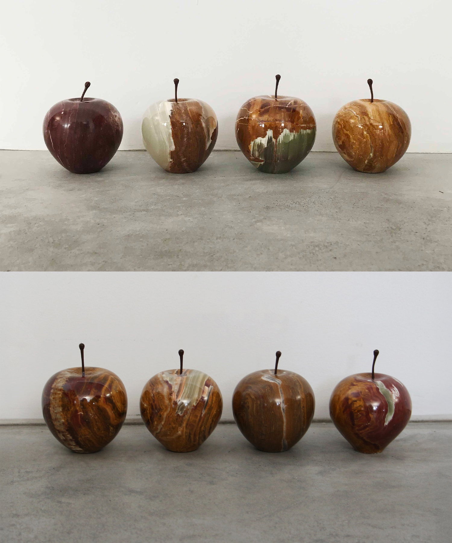 天然大理石を使用しているため、色や模様、形に個体差があります