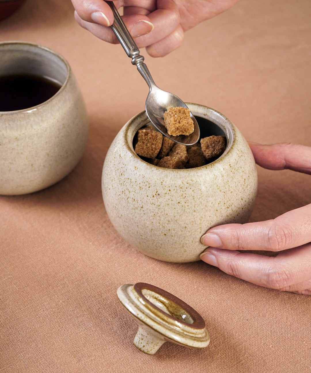 MARIA PORTUGAL TERRACOTA / AZORES シュガーボウル｜心和むぽってり