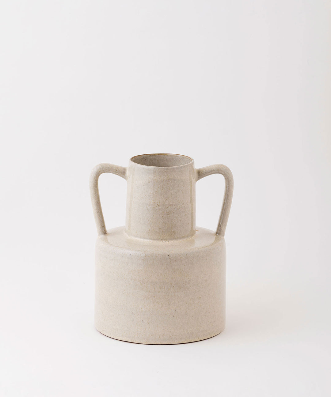 MARIA PORTUGAL TERRACOTA / シャイニークリーム フラワーベース｜優雅