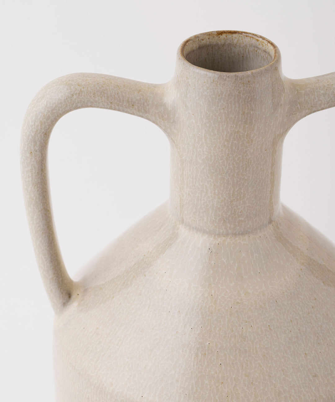 MARIA PORTUGAL TERRACOTA / シャイニークリーム フラワーベース｜優雅