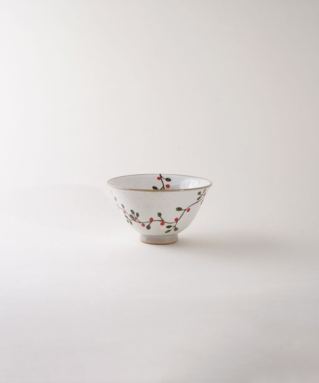 花つなぎ 軽量飯碗｜手に優しい波佐見焼のやさしい花模様の飯碗