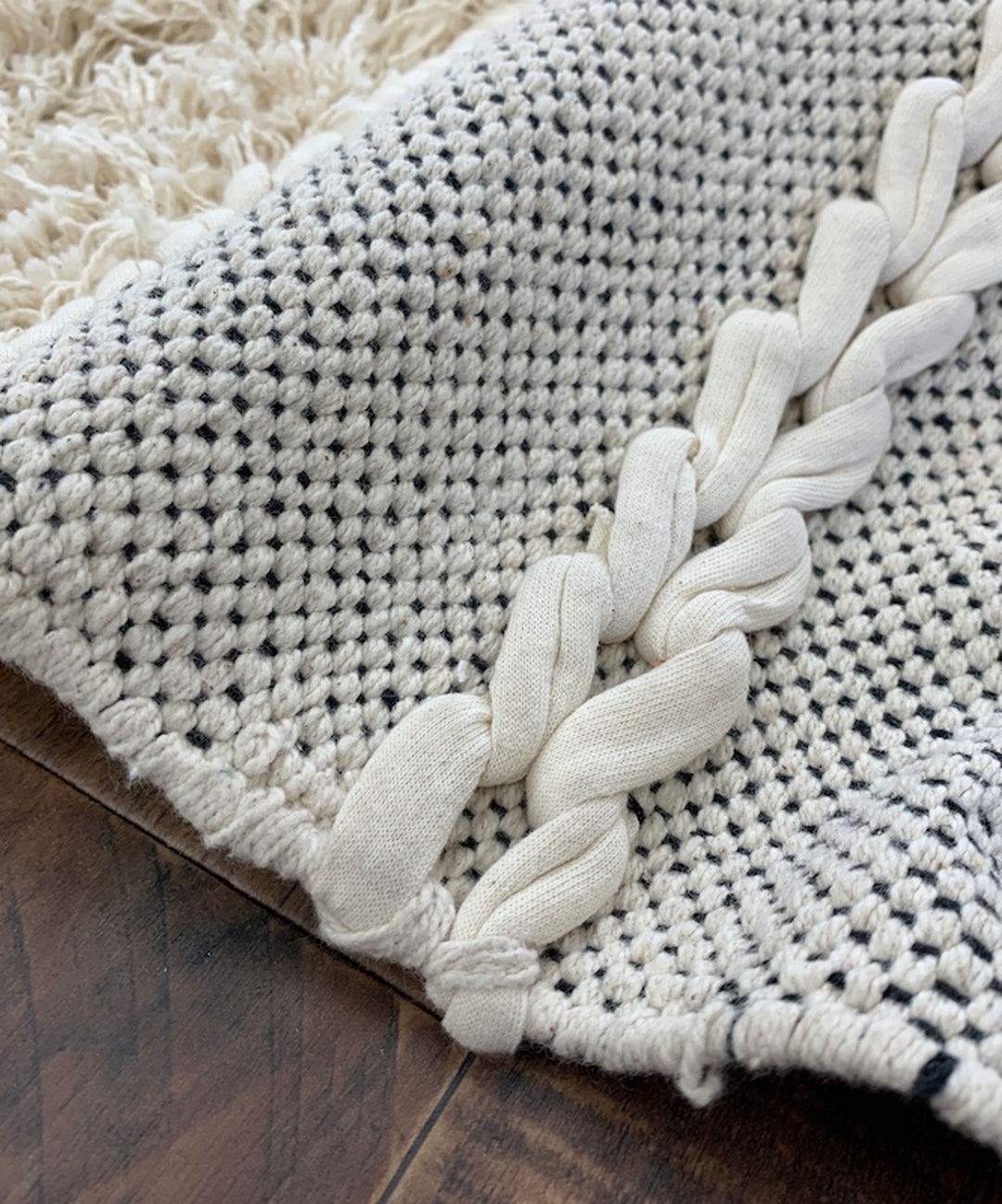 RugRu（ラグル）POP CORN STRIPE RUG 1400×2000mm｜可愛らしい