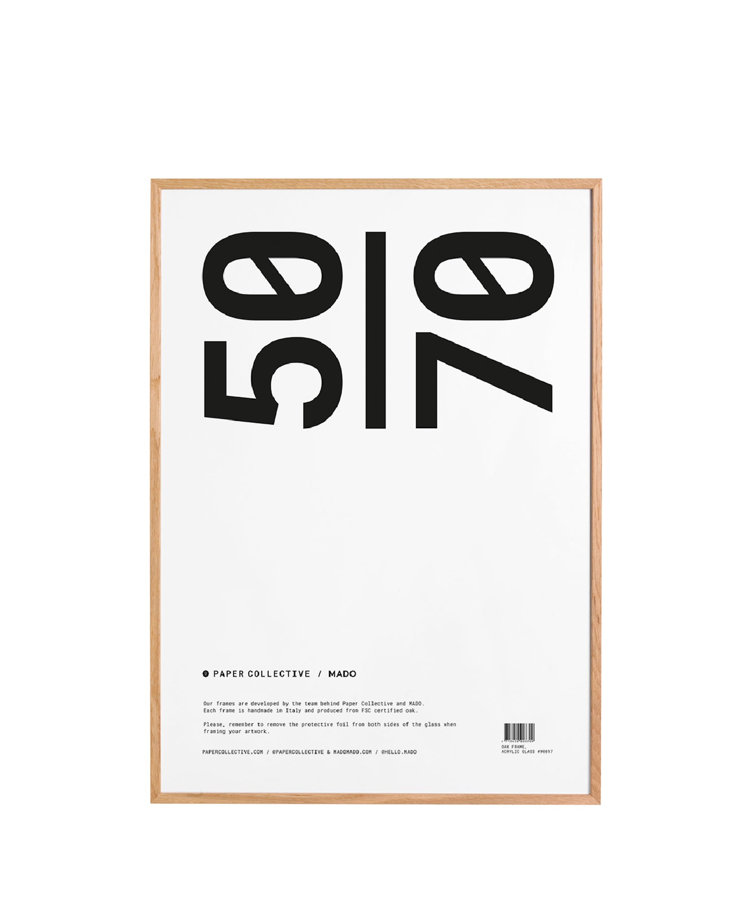 paper Collective 50×70 balance01 + フレーム ポスターフレーム 50×70 cm Paper Collective FRAMES ペーパー