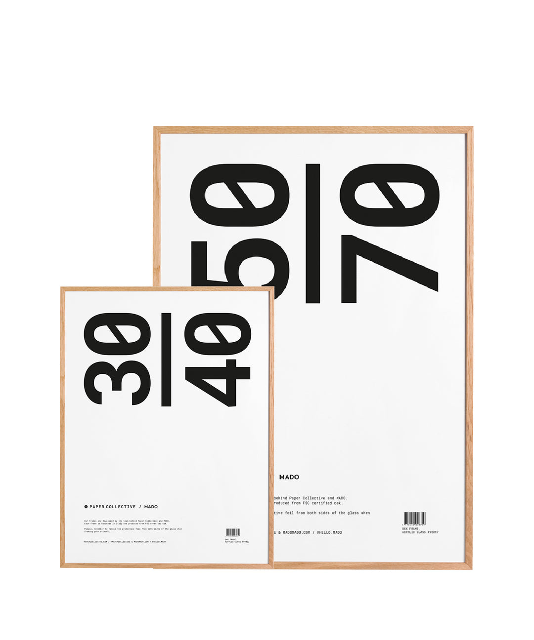 北欧アートポスター フレーム OAK – TIMELESS COMFORT