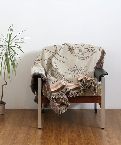 OAX THROWKET Tiger and more Cream