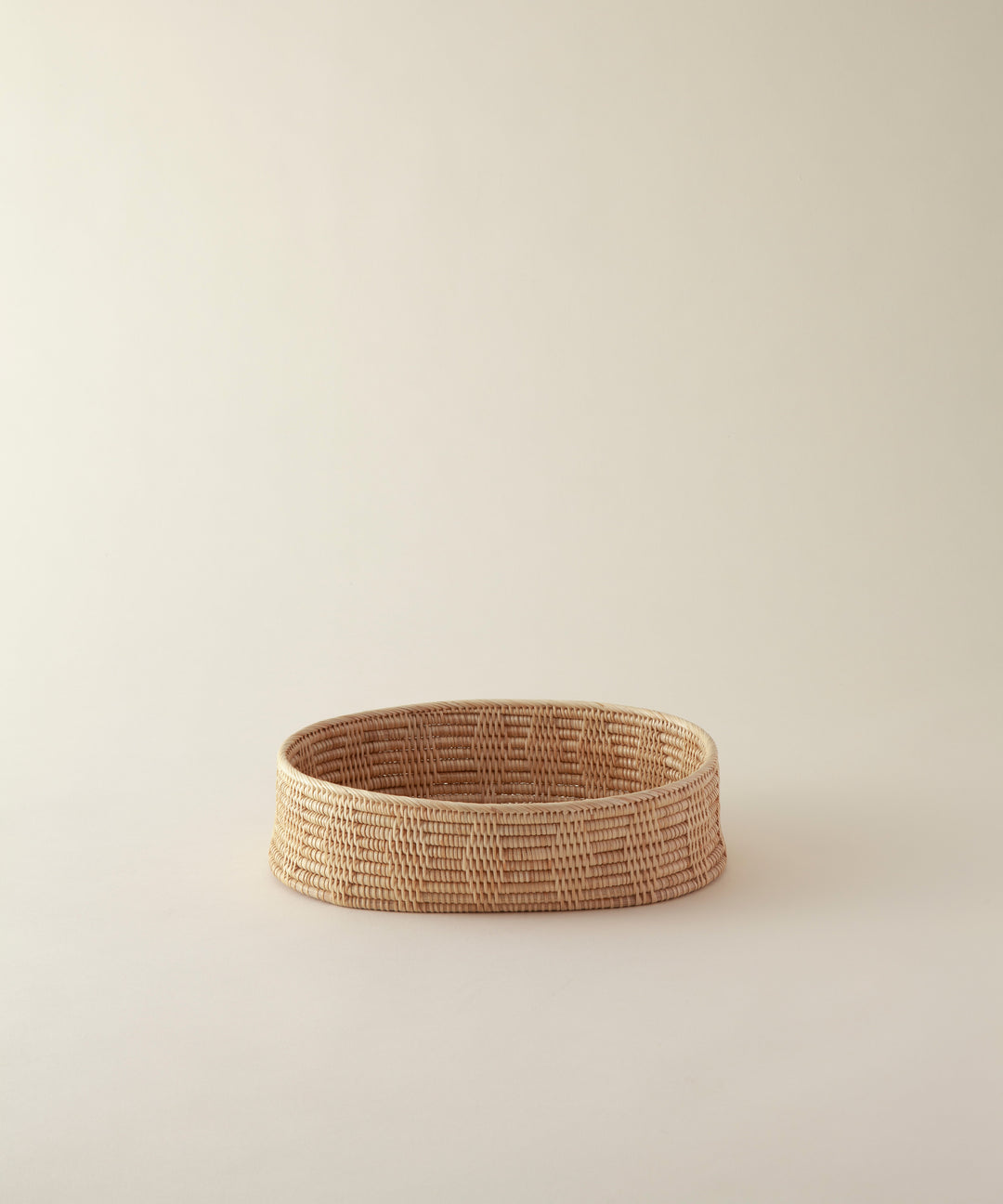 peony様　リピオーダーカゴ Frangipani Rattans（フランジパニラタン）オーバルバスケット 模様付