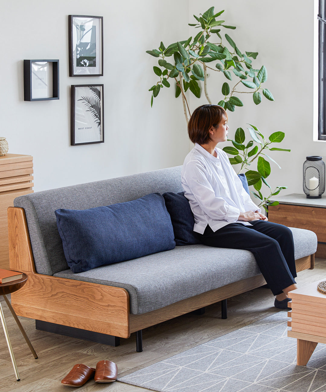 PACE ごろ寝ソファ VN｜くつろぎスタイルを選べるフレキシブルな広々