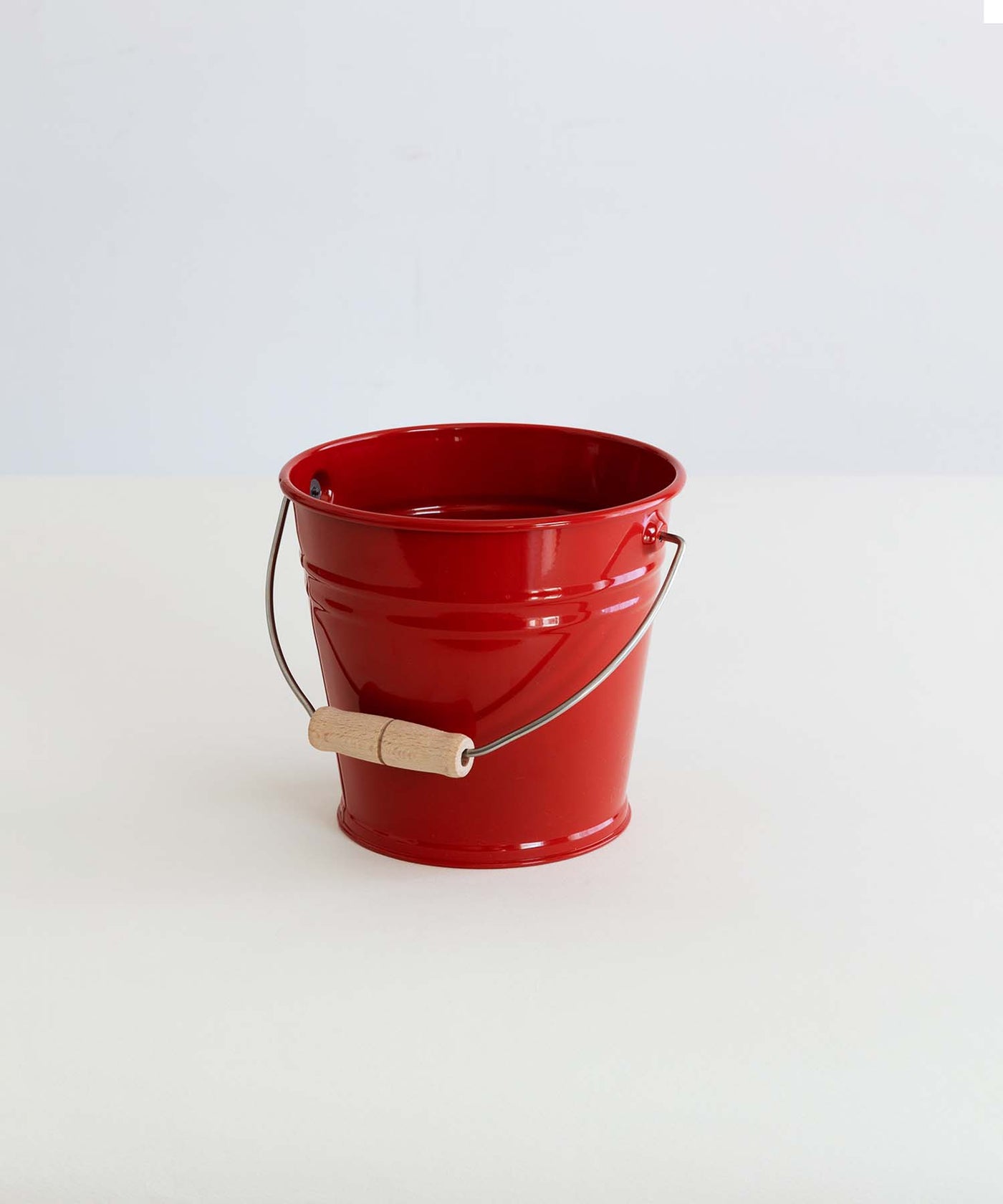 REDECKER（レデッカー）バケツ 赤 15.5cm｜収納やガーデニングを彩る