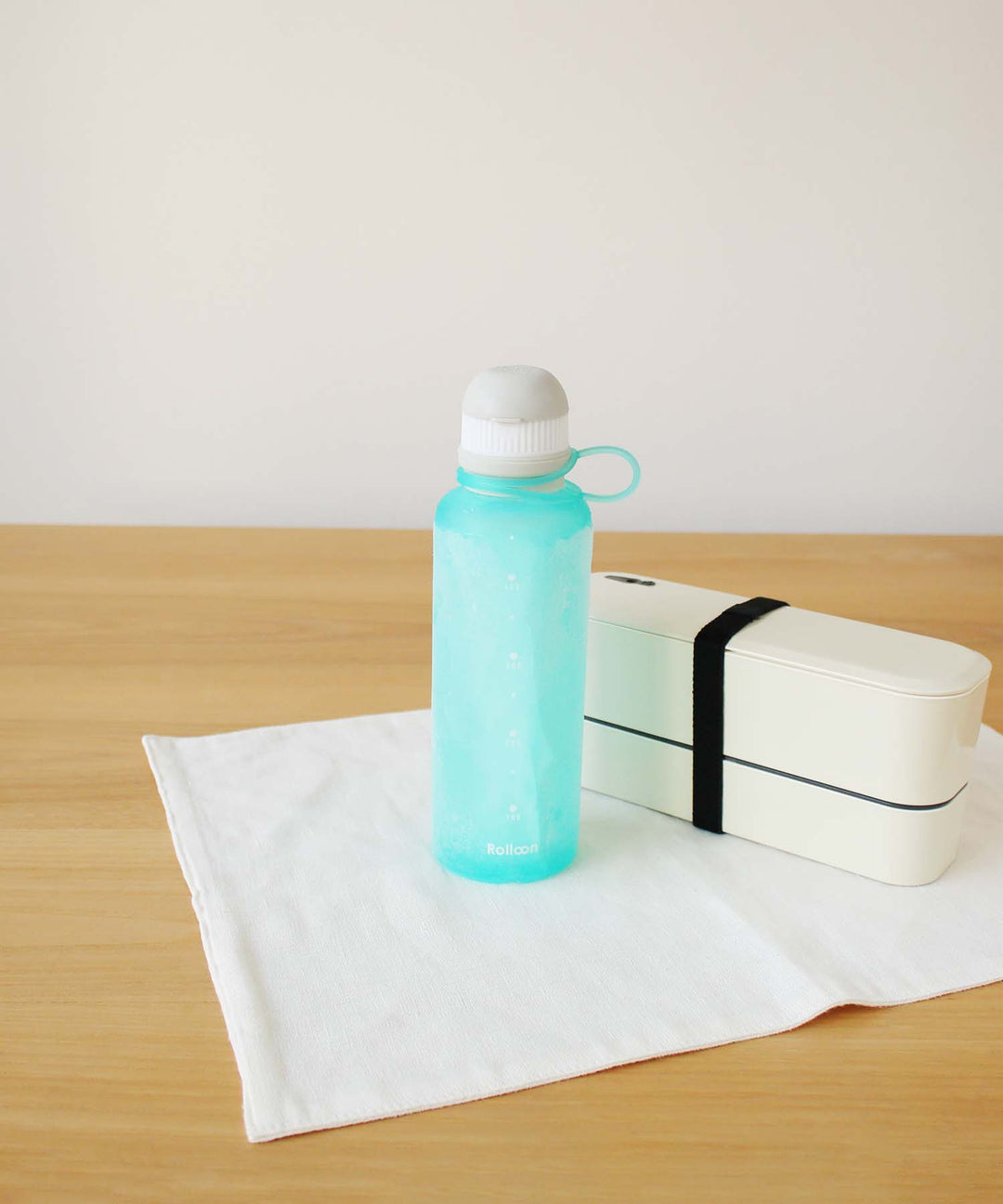 Rollon（ロルーン）シリコーンボトル｜折りたたみ 水筒 500ml 凍らせる