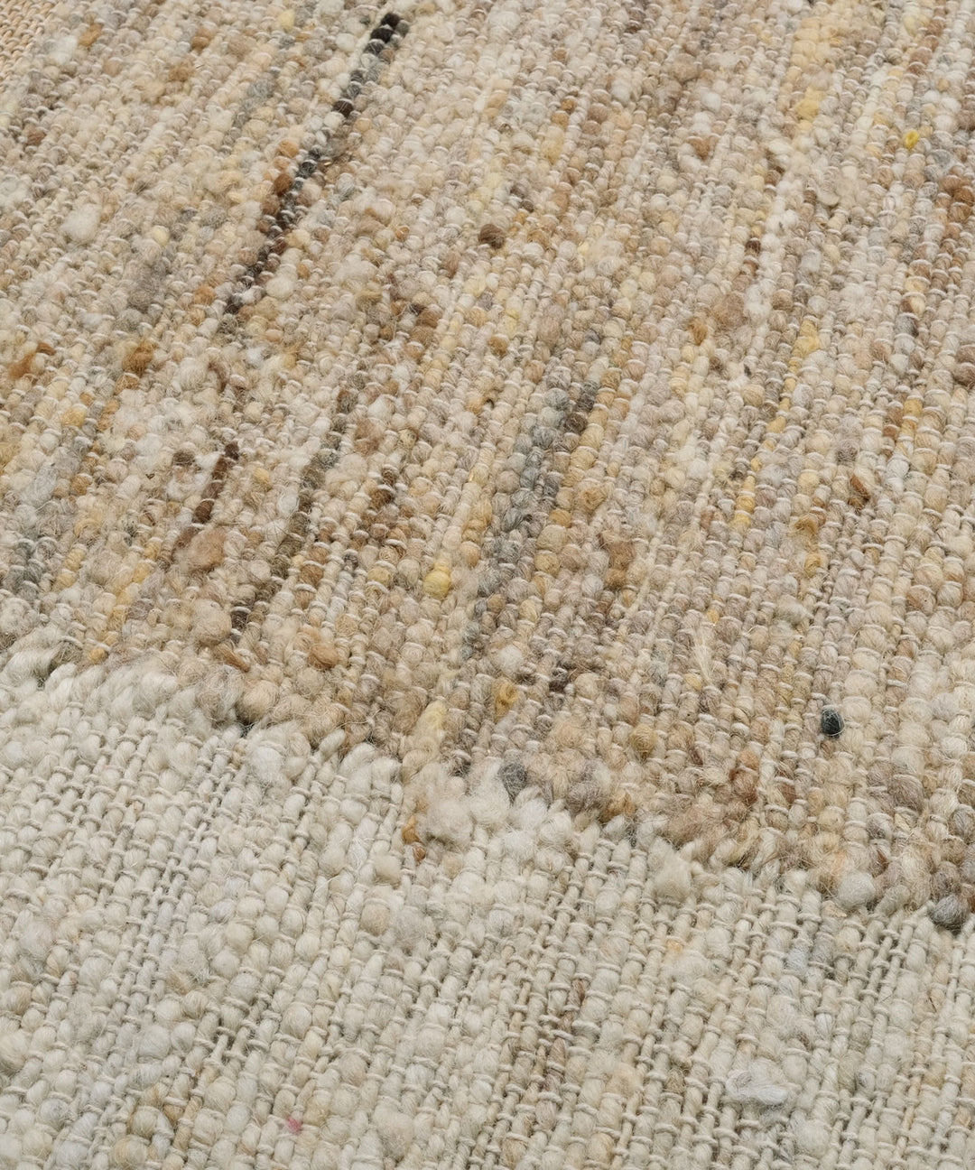 RugRu BURT RUG 1400×2000mm - ウールとヘンプが織りなすナチュラルな