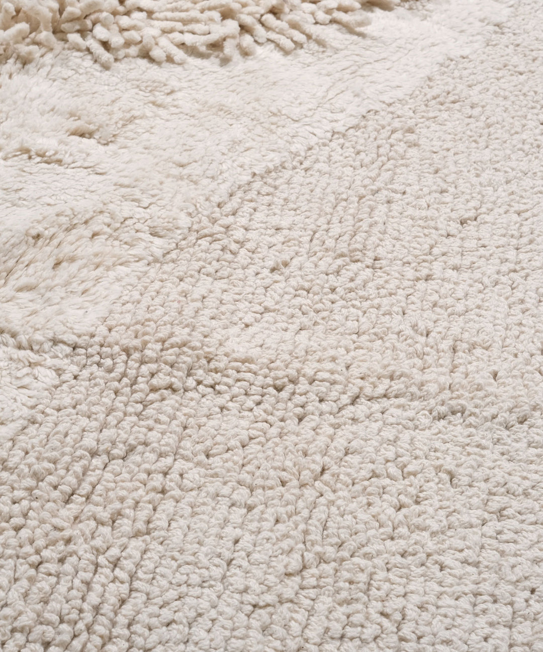 RugRu DIAN RUG 1400×2000mm - コットン100%の肌触りが心地良いラグ