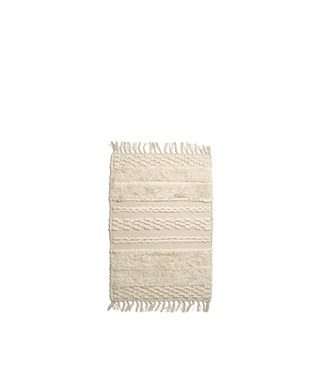 RugRu（ラグル）POP CORN STRIPE RUG 500×700mm｜可愛らしい