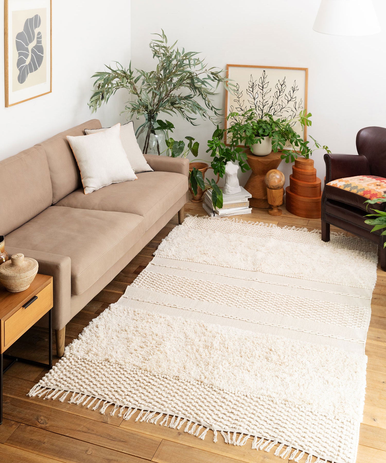 POPCORN STRIPE RUG 1400×2000mm