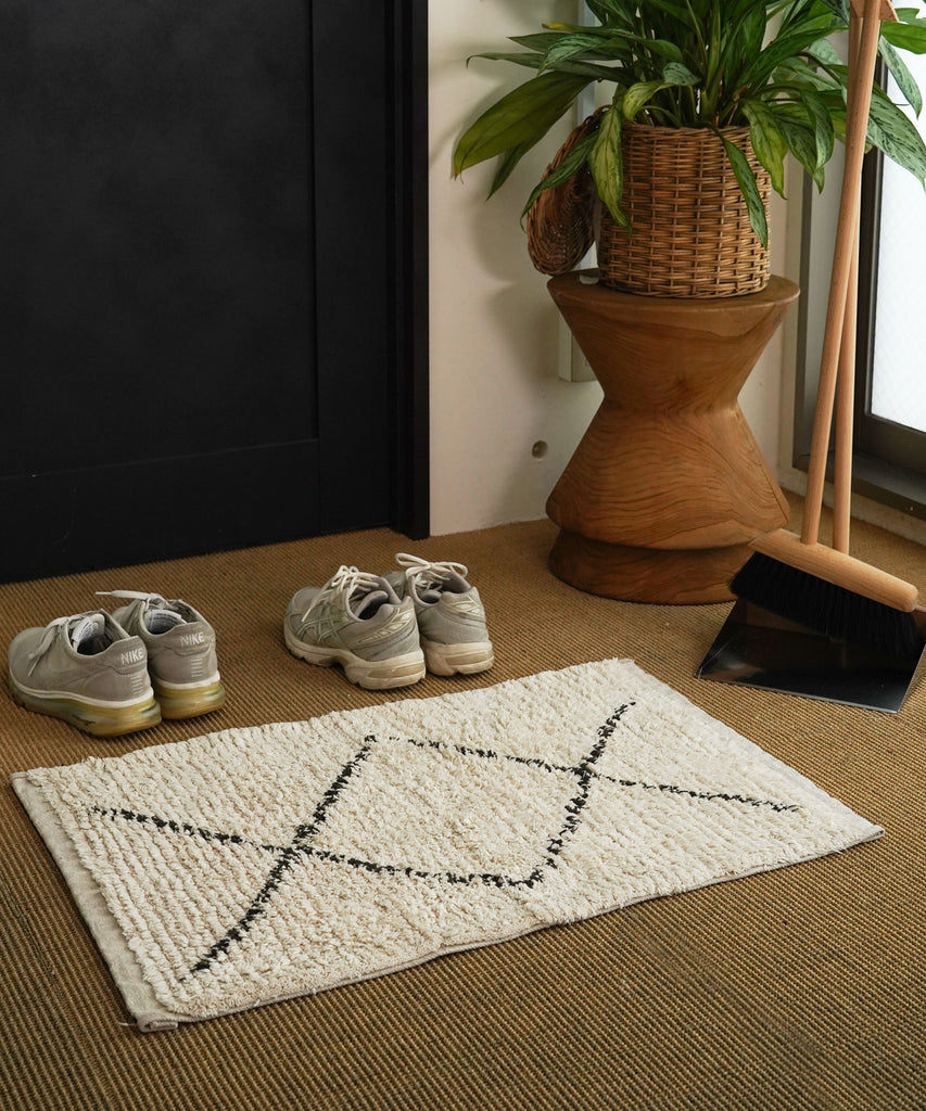 RugRu（ラグル）RANI MAT 500×700mm｜柔らかな肌触りのラグマット