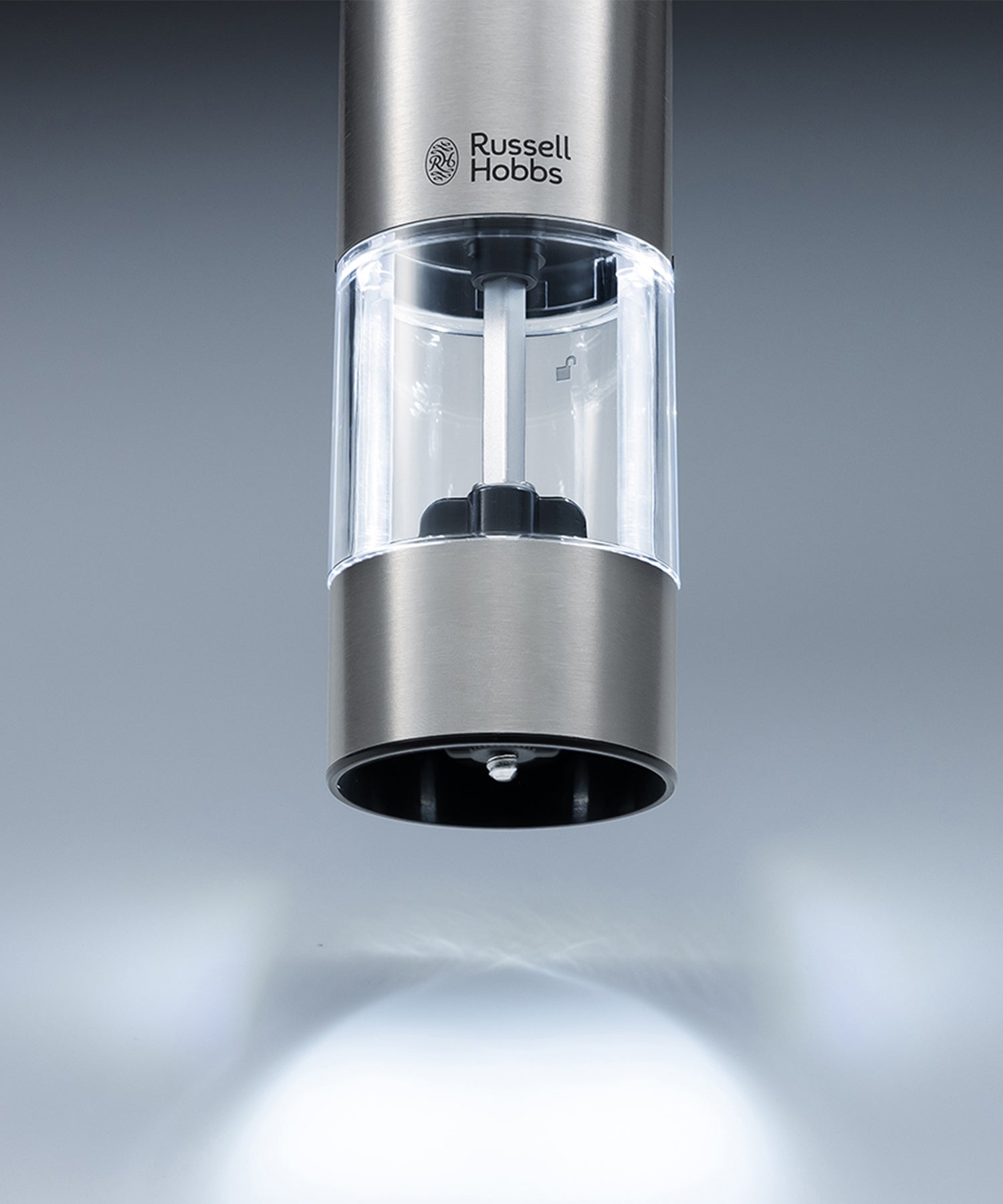 LEDライトつきで、分量調節もスムーズ