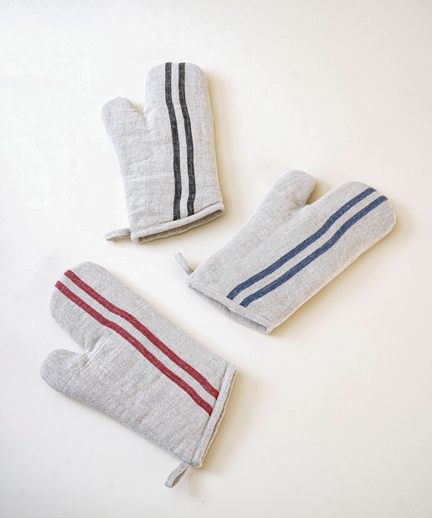 Wストライプミトン