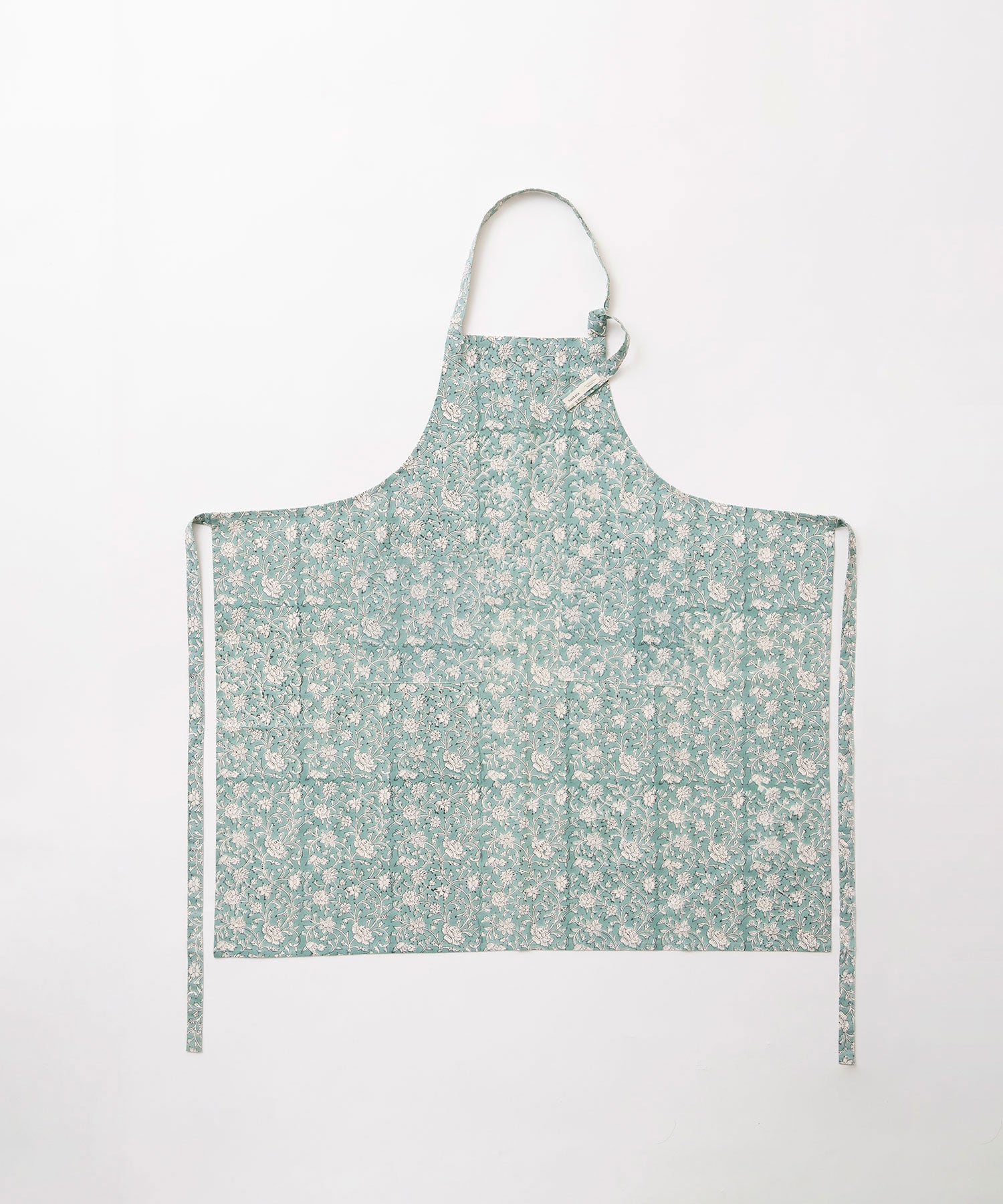 ブロックプリントエプロン