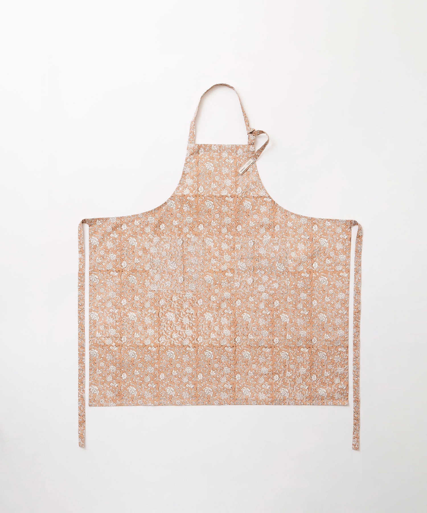 ブロックプリントエプロン