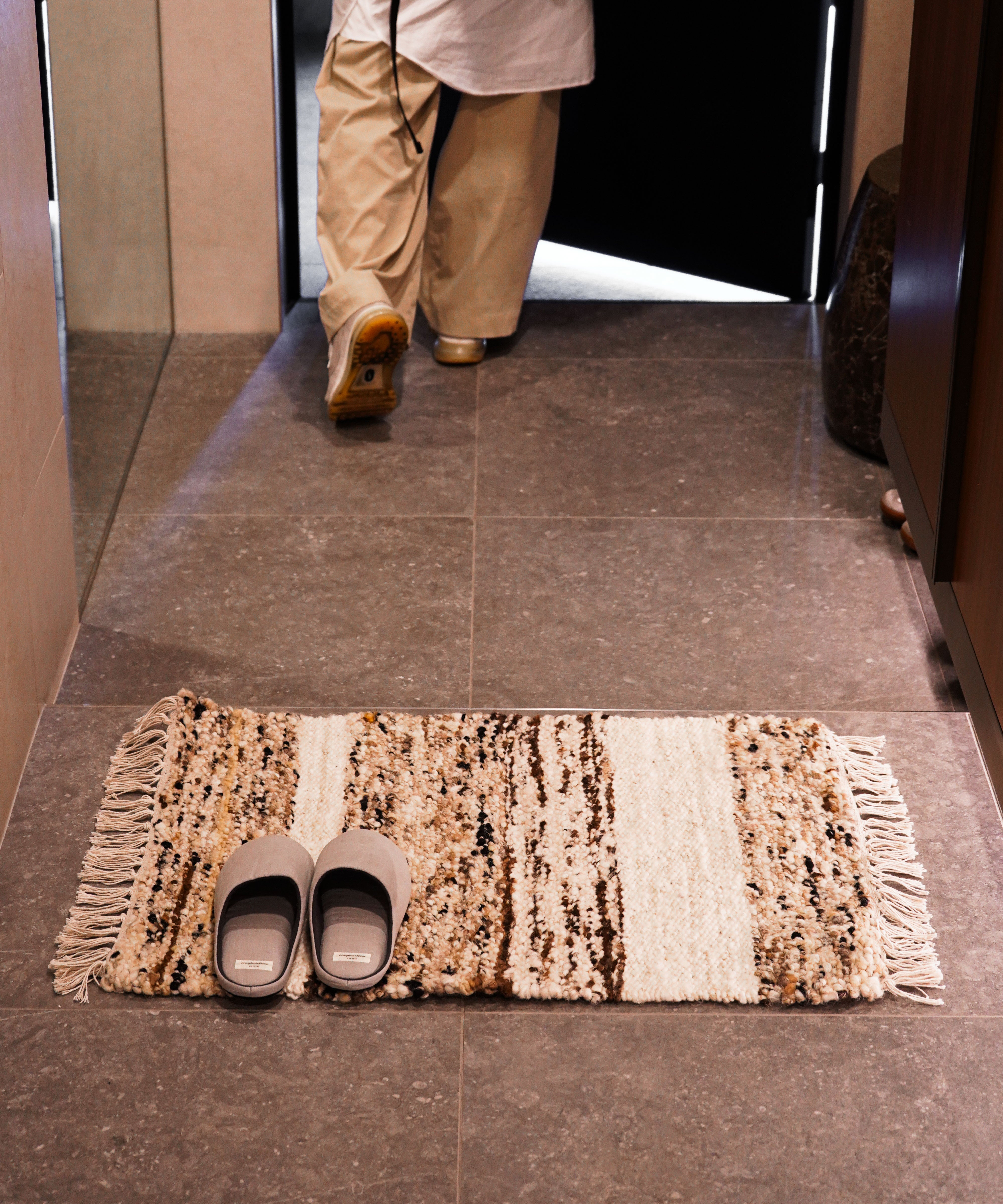 BARITE 玄関ラグ　500×700mm