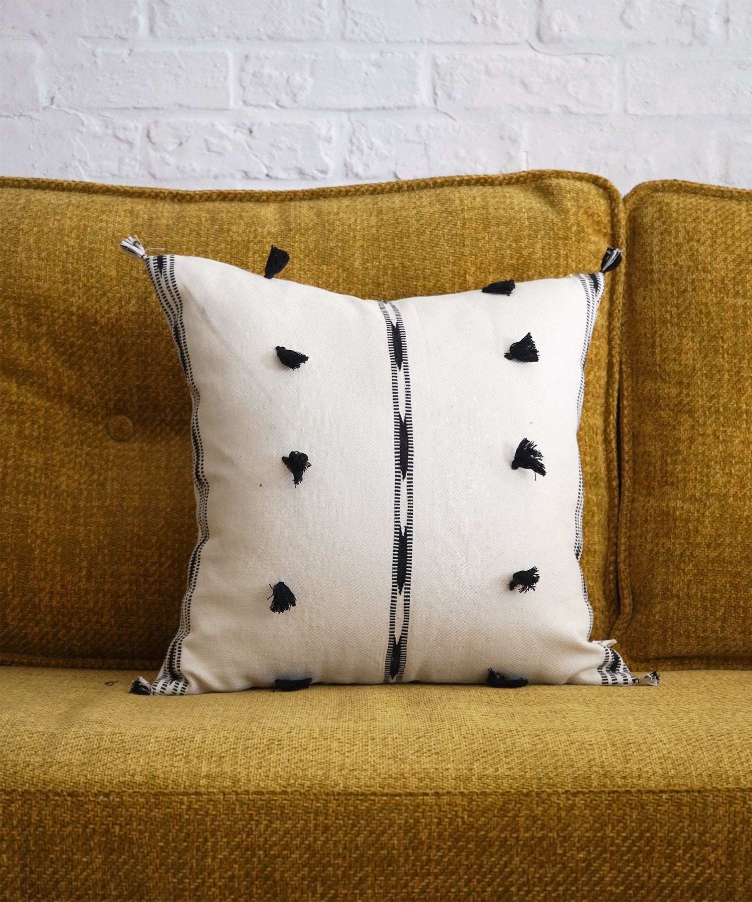 コットンクッションカバー