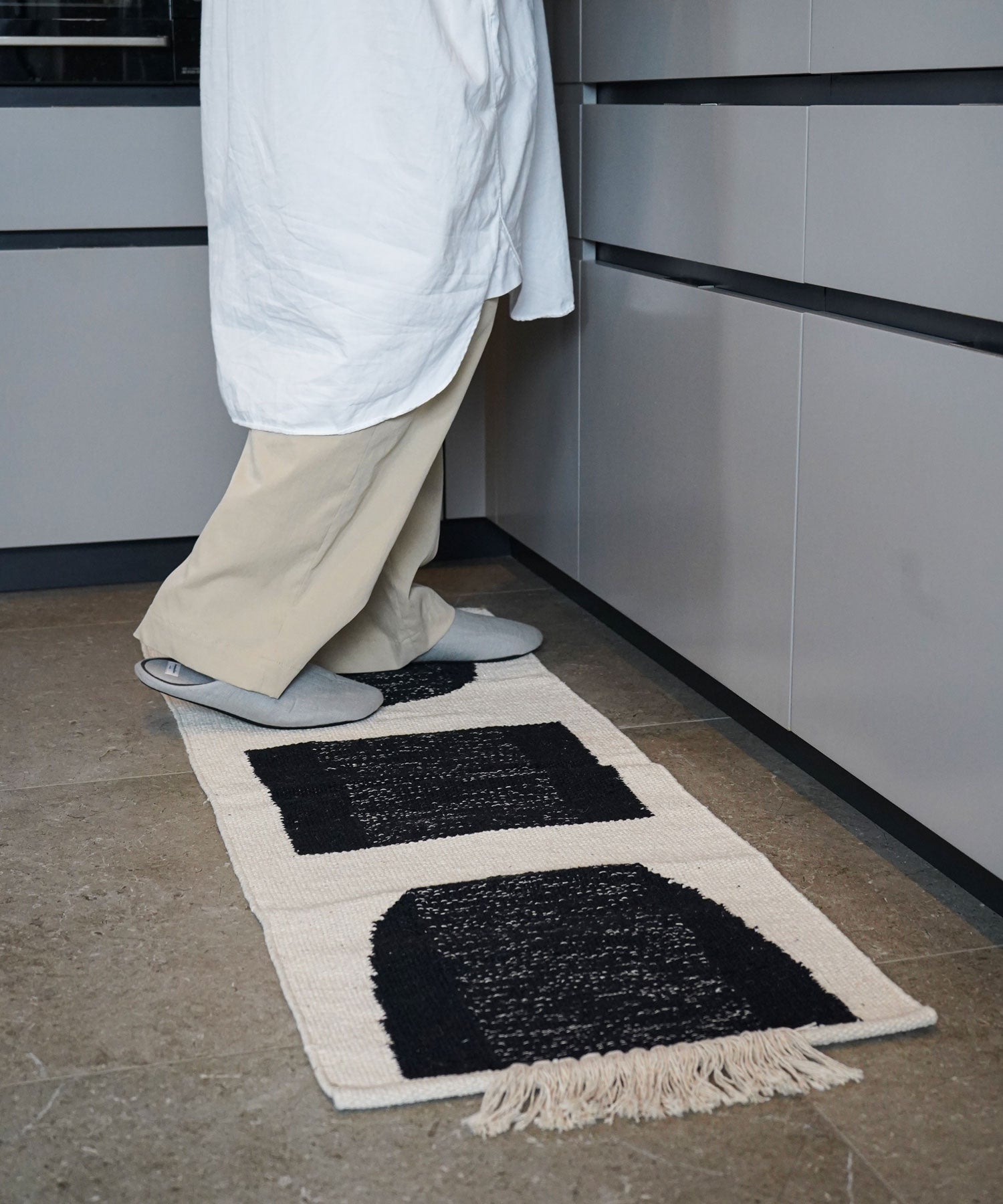 【予約商品・1月下旬入荷予定】JEWEL キッチンマット　450×1200mm