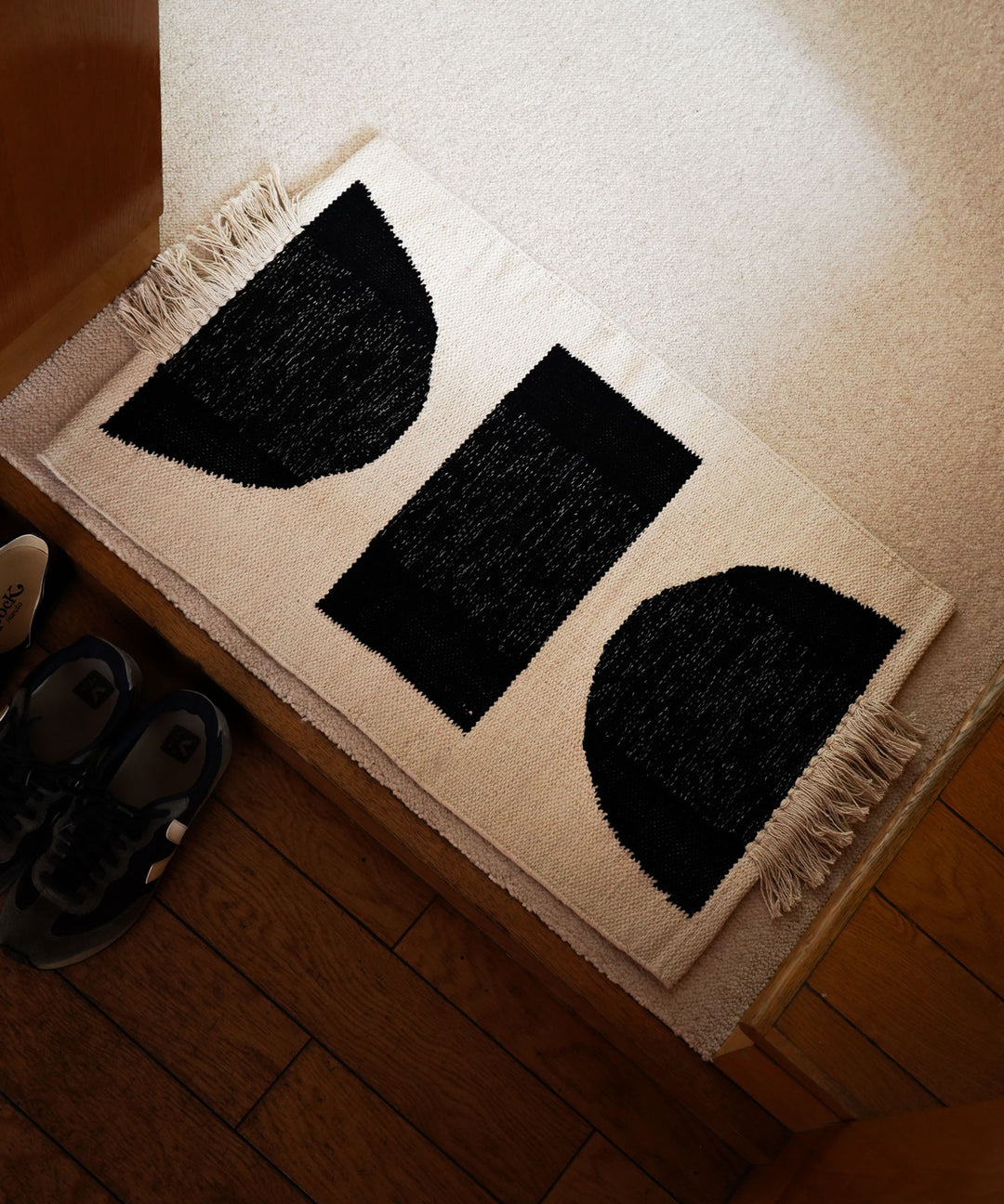 Sankara.（サンカラ）JEWEL 玄関ラグ コットン リサイクル材料 50×70cm