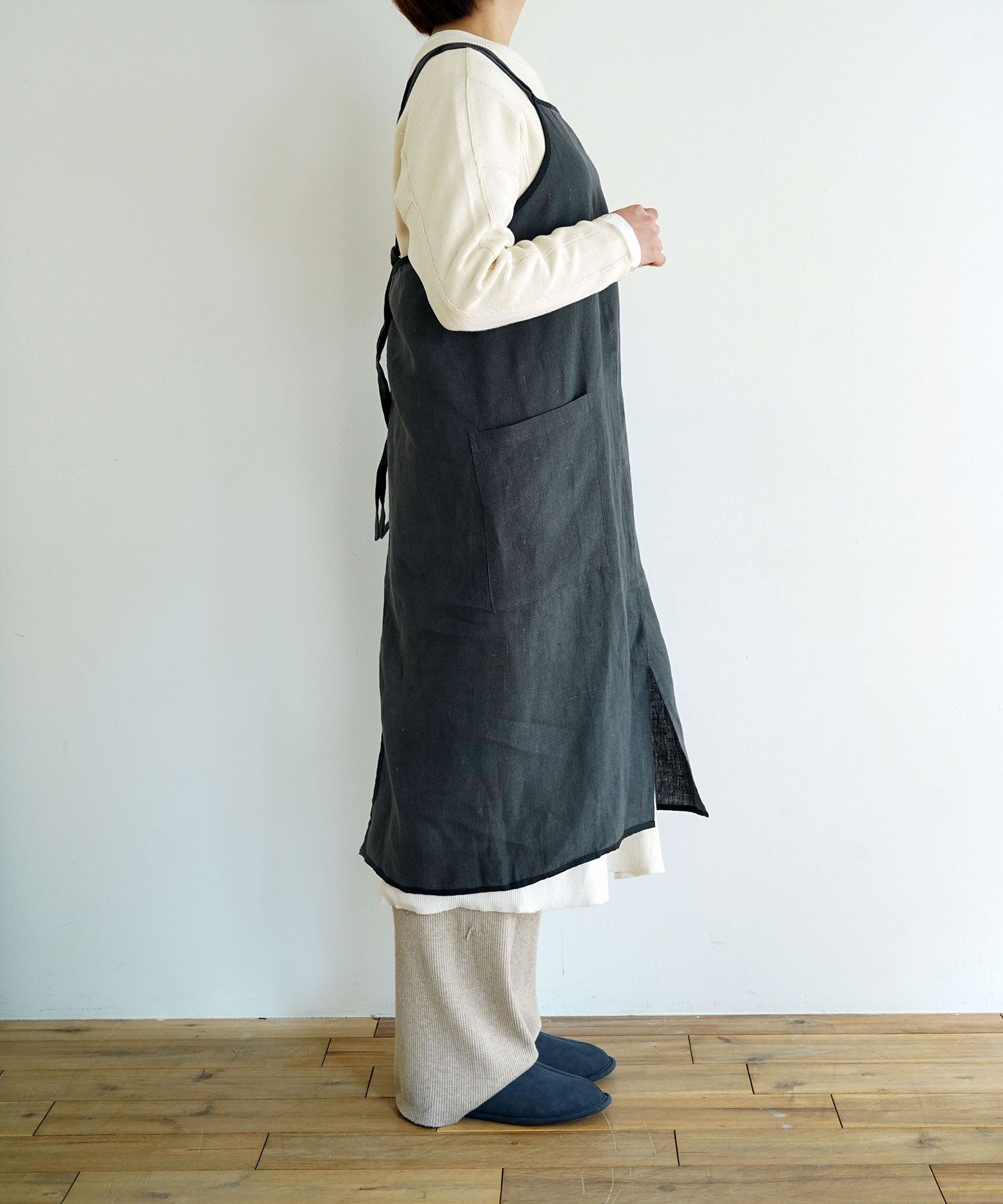 リネンエプロン