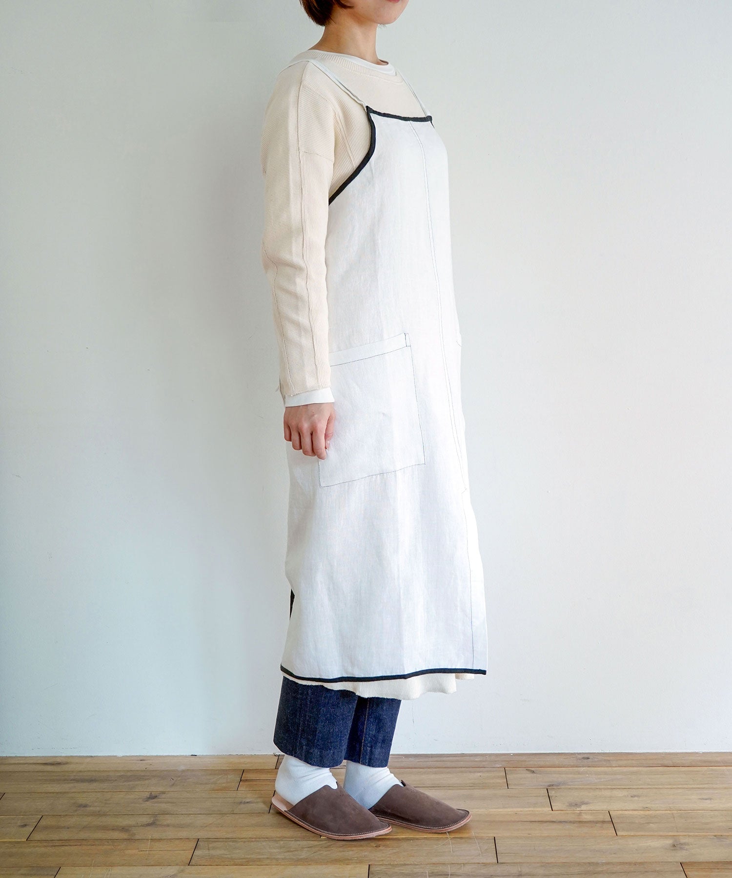 リネンエプロン