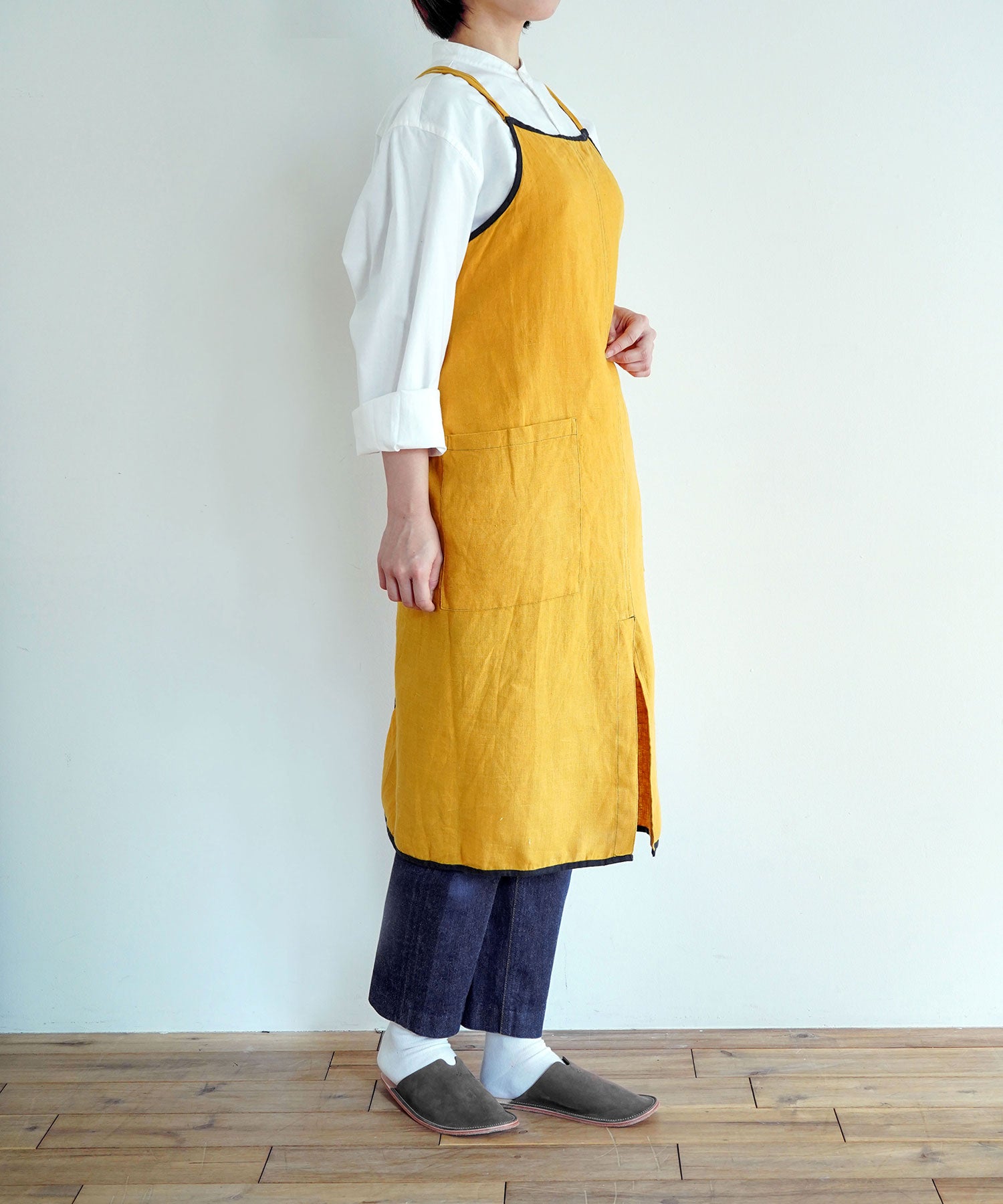 リネンエプロン