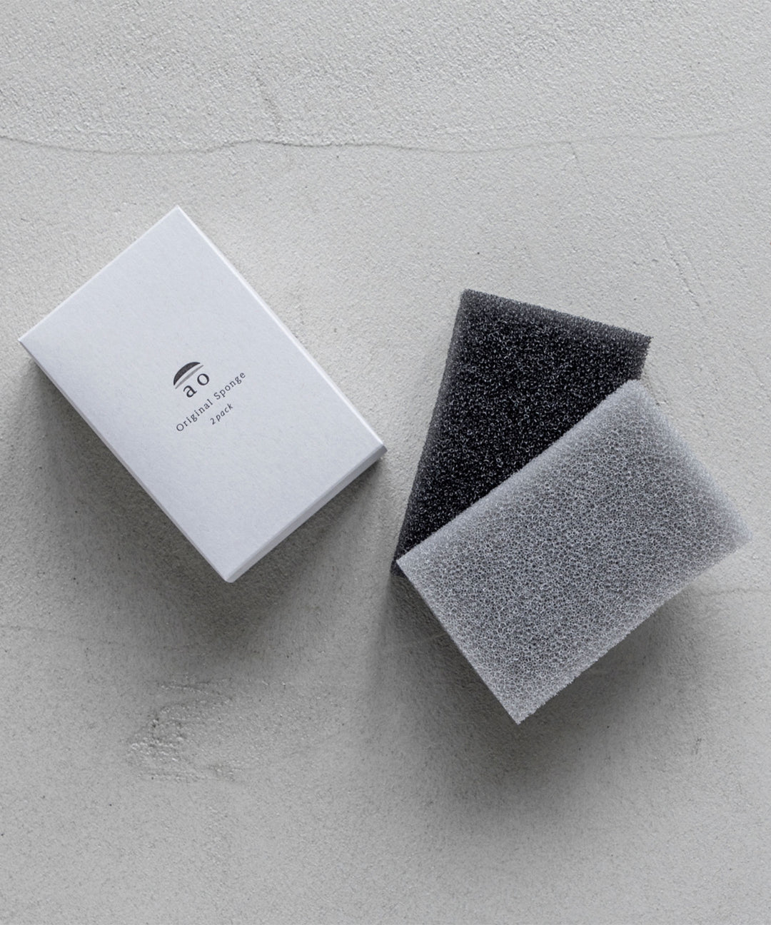 サンサンスポンジ ao original sponge（2個セット） - 泡立ち＆水切れ