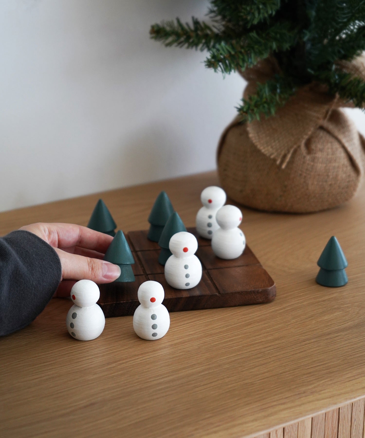 ツリーと雪だるまのボードゲーム