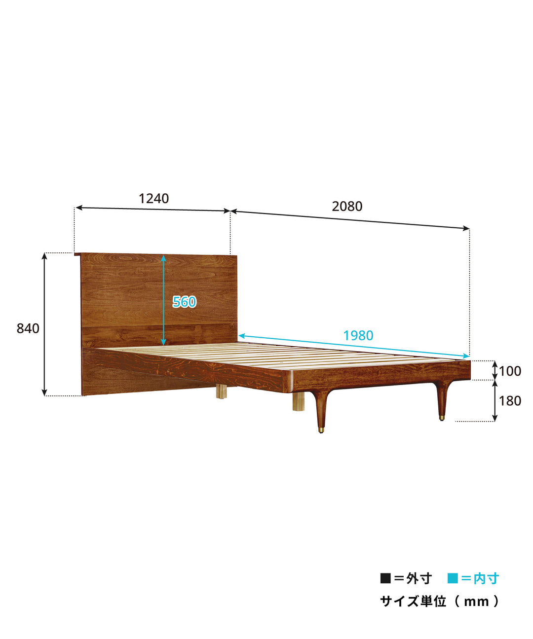 セミダブルベッドフレーム　Semi-Double BedFrame 楽天市場】ベッドフレーム F 低ホルムアルデヒド シックハウス症候群
