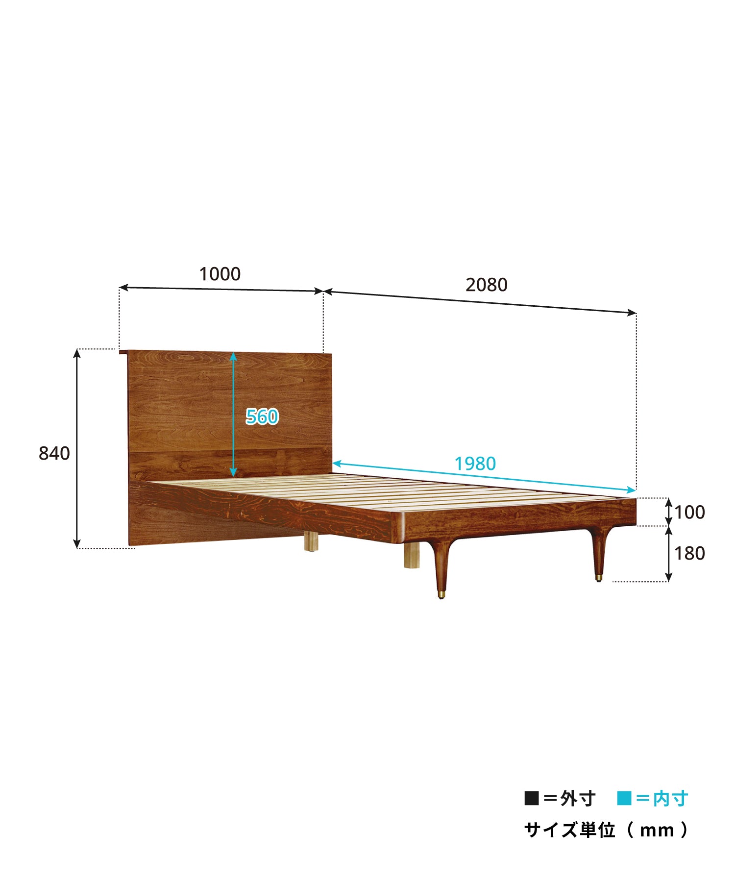【予約・12月中旬入荷予定】JULIE BED FRAME
