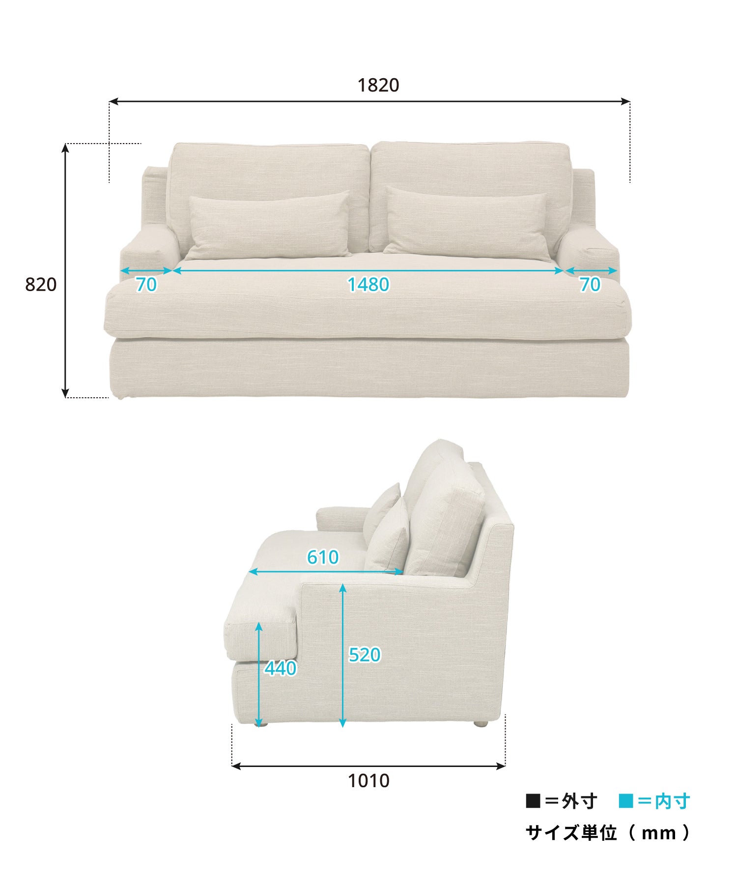 PANAMA SOFA 2P