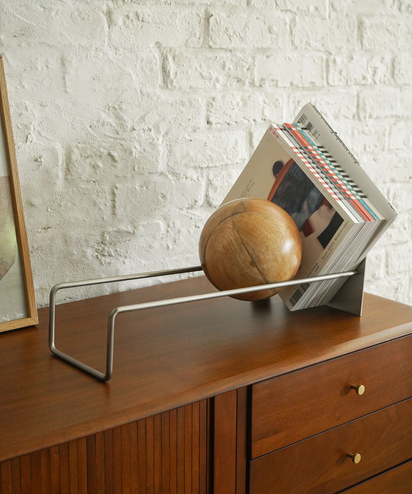 Slope Bookend Silver