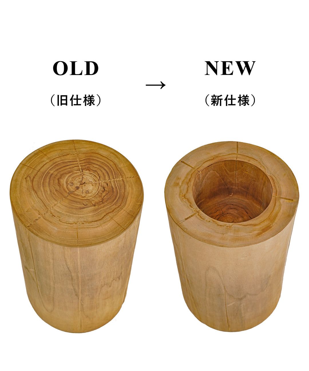 dareels（ダリールズ）SOLID STOOL ROUND｜チーク古材を贅沢に