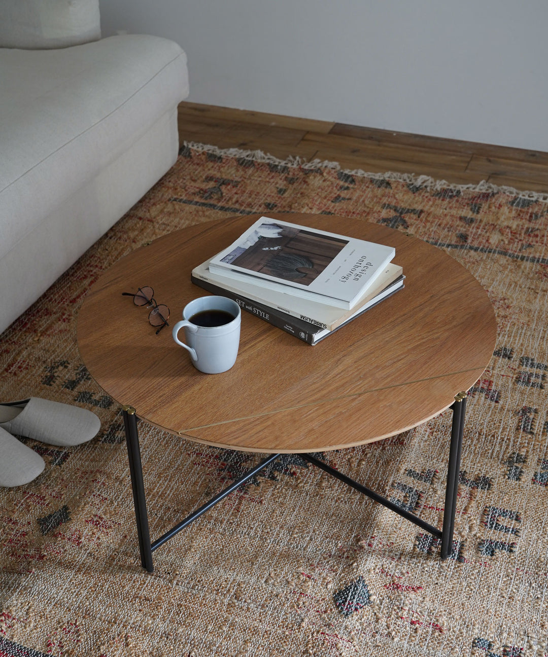 QUATTRO COFFEE TABLE RAW OAK