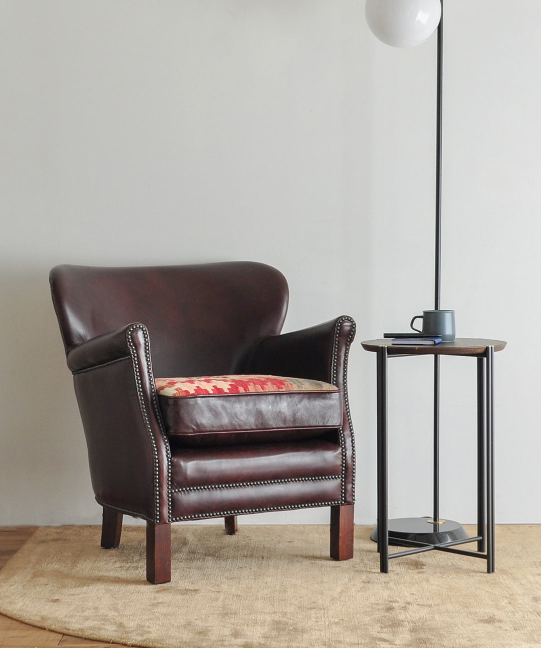 SQUARE ROOTS（スクエアルーツ）QUATTRO SIDE TABLE｜真鍮がアクセント