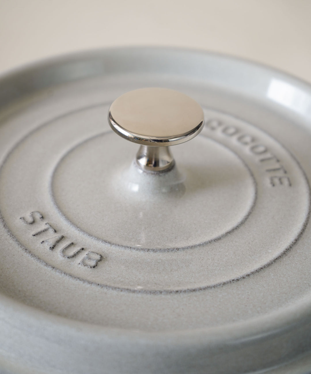 ストウブ ラウンド ココット グレー 30cm staub cocotte ストウブ 鋳物ホーロー鍋 ピコ・ココット 30 cm オーバル グレー 鋳鉄