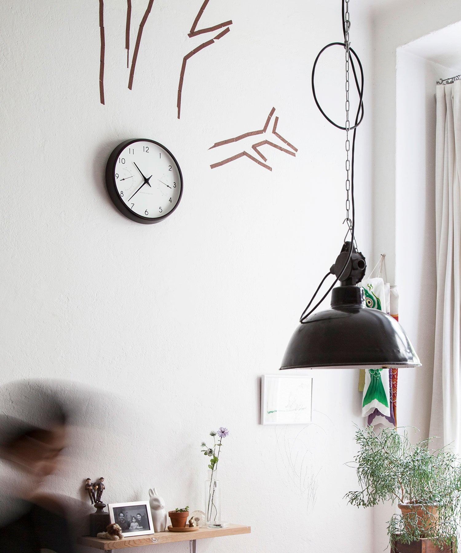 Campagne air 掛け時計・温湿度計付