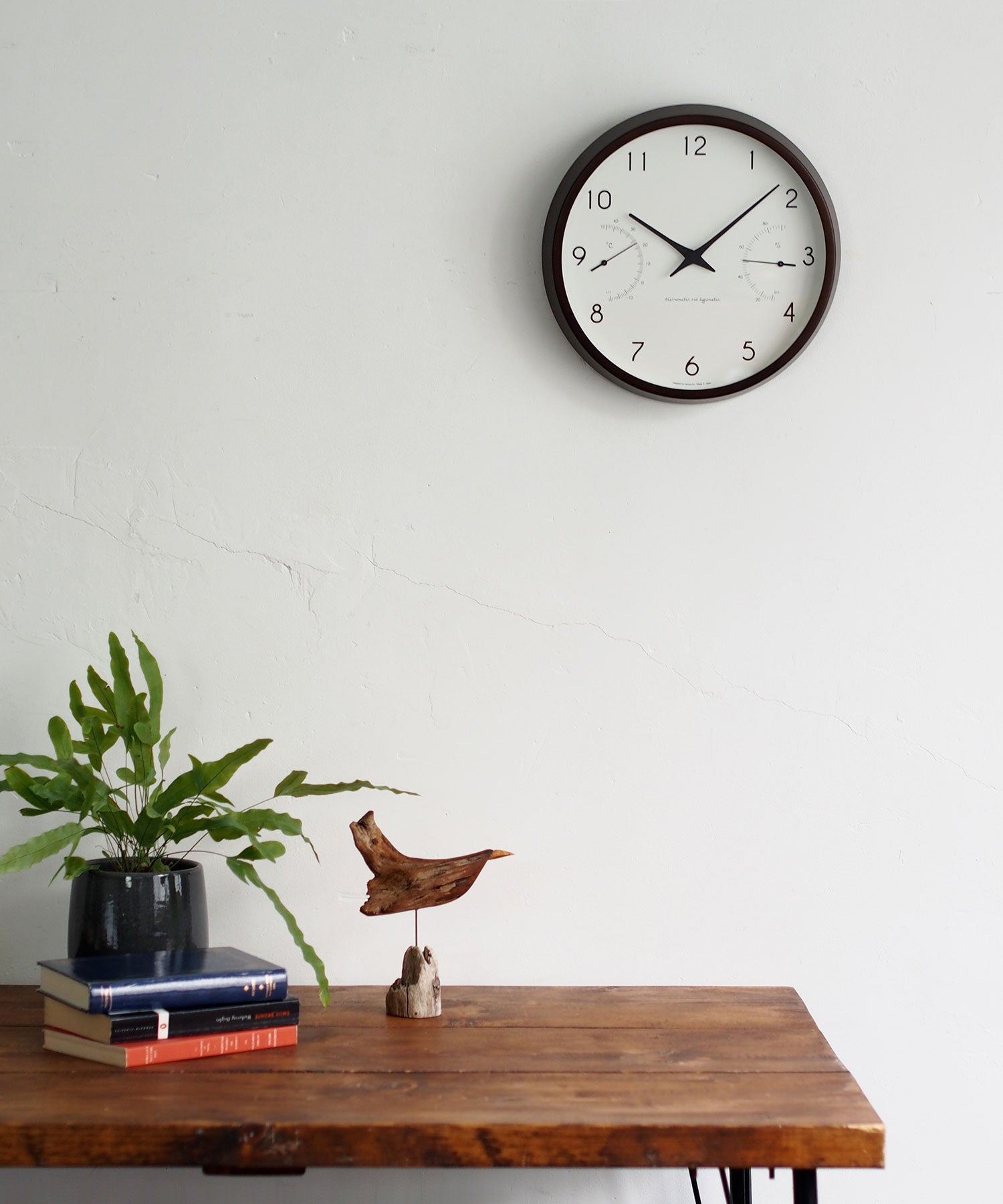 Campagne air 掛け時計・温湿度計付