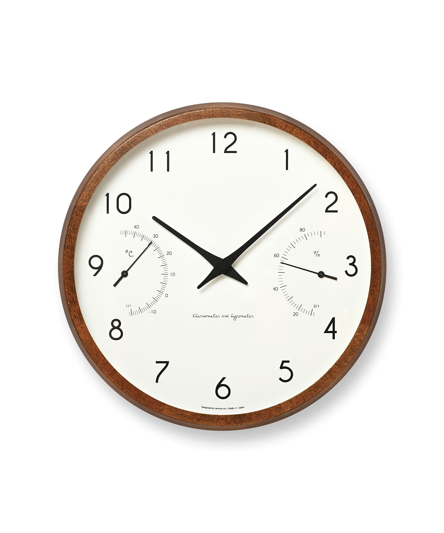 Campagne air 掛け時計・温湿度計付