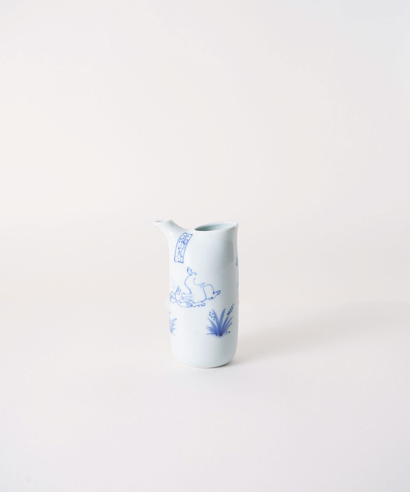 染付鳥獣戯画 注器