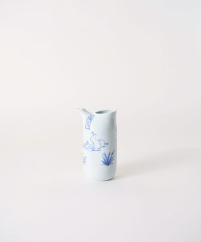 染付鳥獣戯画 注器