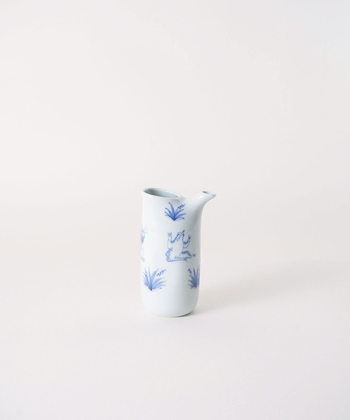 染付鳥獣戯画 注器