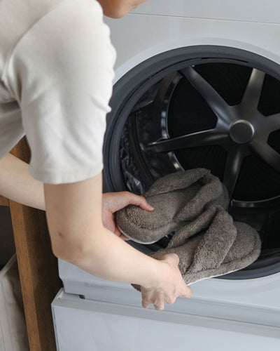 洗濯機で丸洗いが可能です。